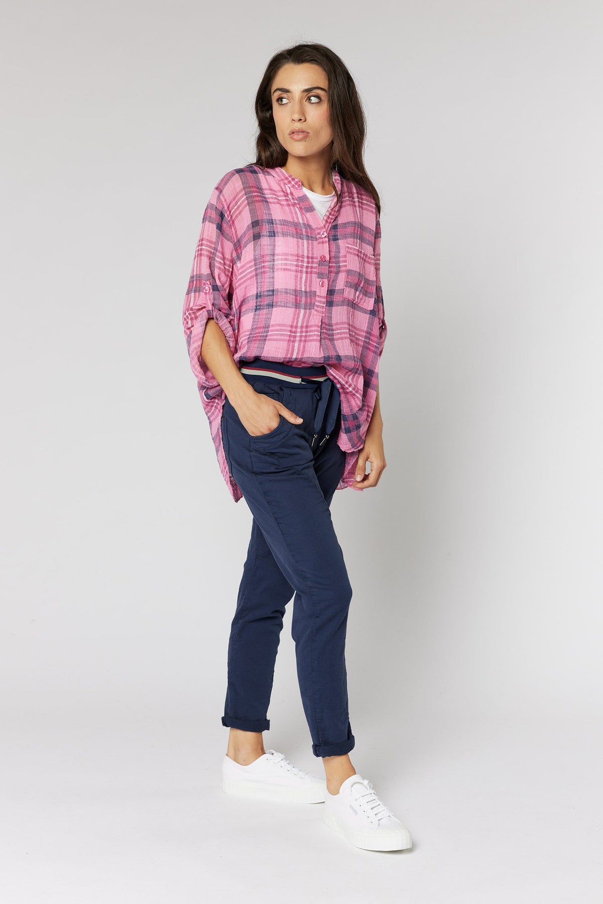ITALIAN STAR Rodeo Shirt - Fuxia Shirts & Blouses - Zabecca Living