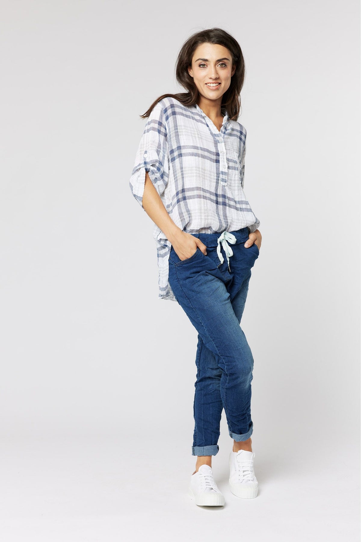 ITALIAN STAR Rodeo Shirt - White Shirts & Blouses - Zabecca Living