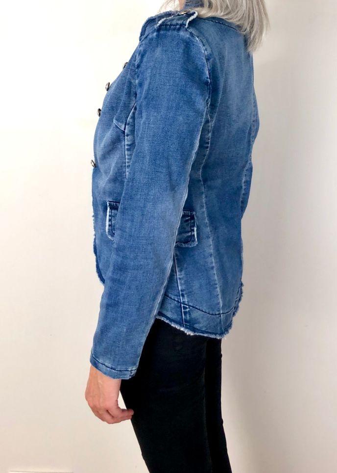 ITALIAN STAR Soldier Jacket - Denim Jacket - Zabecca Living