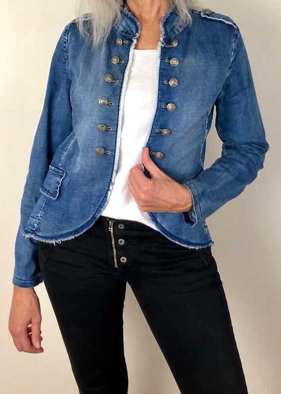 ITALIAN STAR Soldier Jacket - Denim Jacket - Zabecca Living