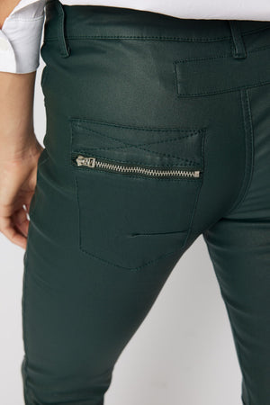 ITALIAN STAR Stevie Jeans - Pine Green JEANS - Zabecca Living