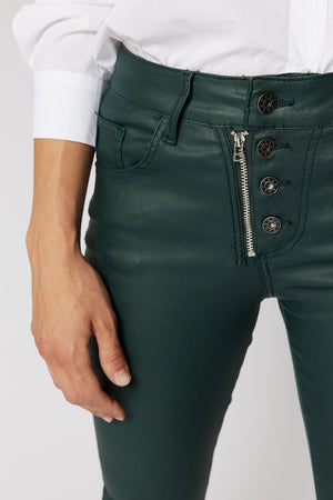 ITALIAN STAR Stevie Jeans - Pine Green JEANS - Zabecca Living