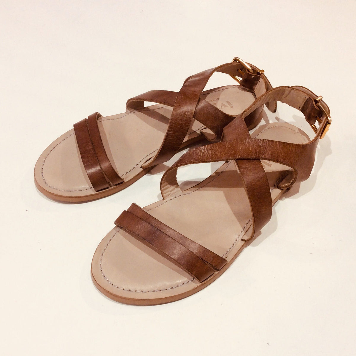 IVYLEE COPENHAGEN Wendy Esc Dark Tan SANDAL - Zabecca Living