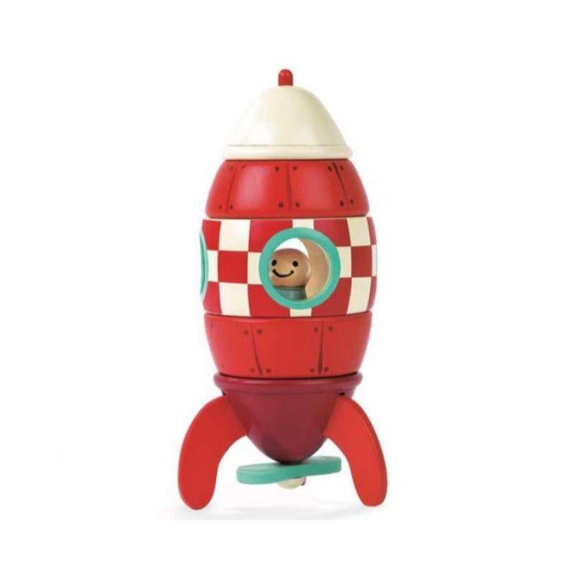 JANOD Magnetic Rocket - Small PRE-SCHOOL (3-5 Yrs) - Zabecca Living