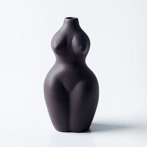 JONES & CO Posture Vase Small - Black VASE - Zabecca Living