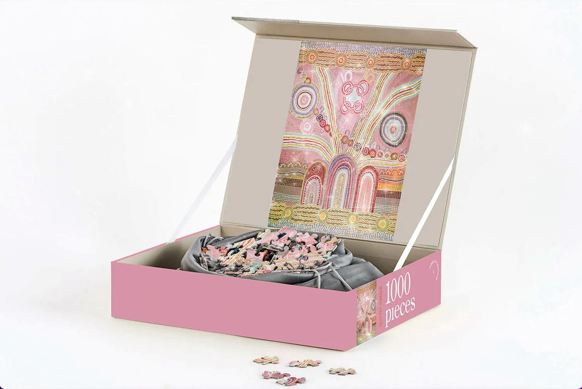 JOURNEY OF SOMETHING 1000 Piece Glitter Puzzle - Journey Home Puzzle - Zabecca Living