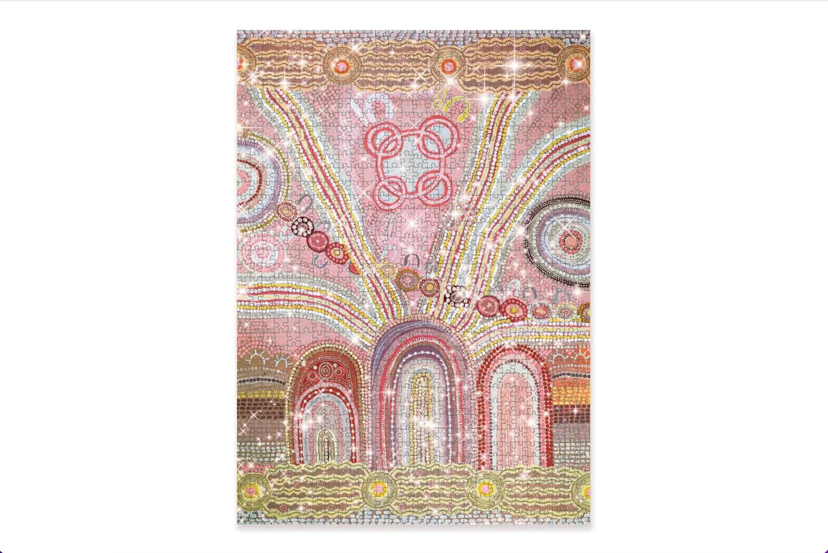 JOURNEY OF SOMETHING 1000 Piece Glitter Puzzle - Journey Home Puzzle - Zabecca Living