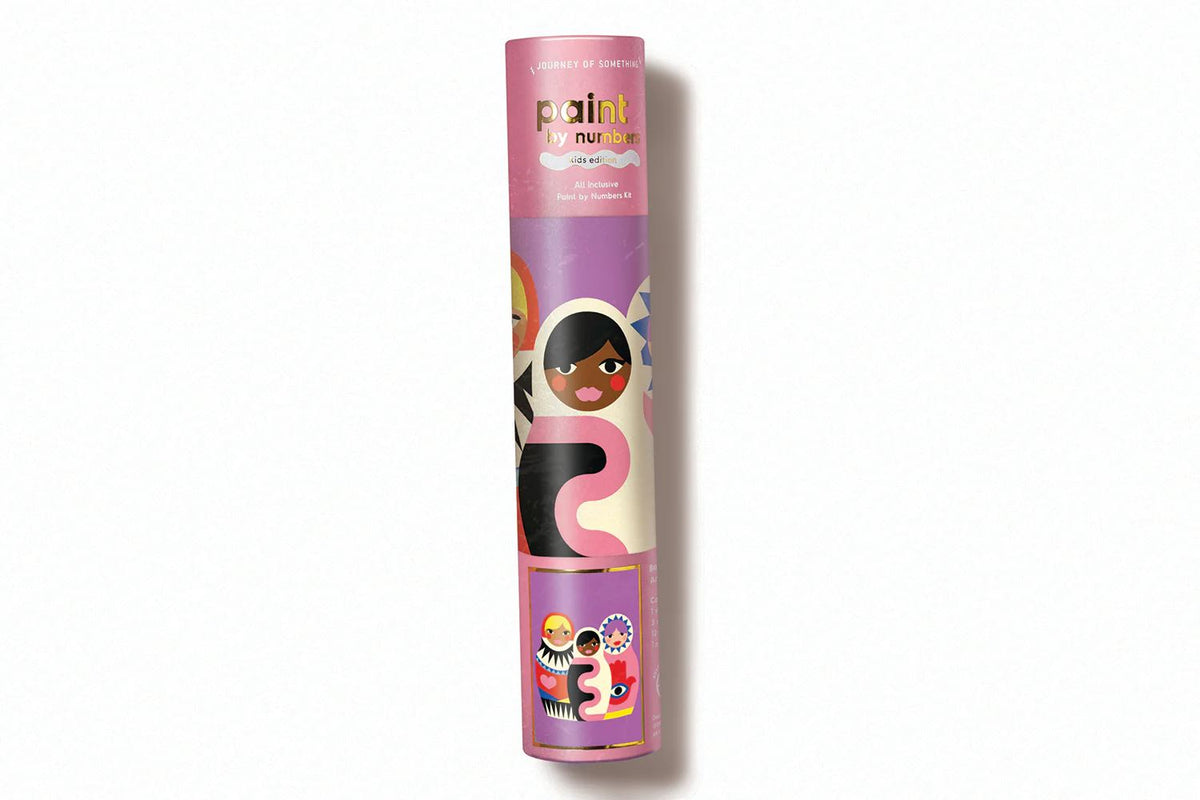 JOURNEY OF SOMETHING Kids Paint By Numbers Kit - Babushkas GAME - Zabecca Living