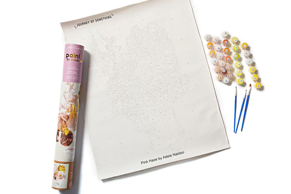 JOURNEY OF SOMETHING Paint By Numbers - Pink Haze GAME - Zabecca Living