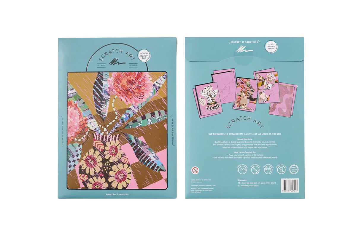 JOURNEY OF SOMETHING Scratch Art GAME - Zabecca Living