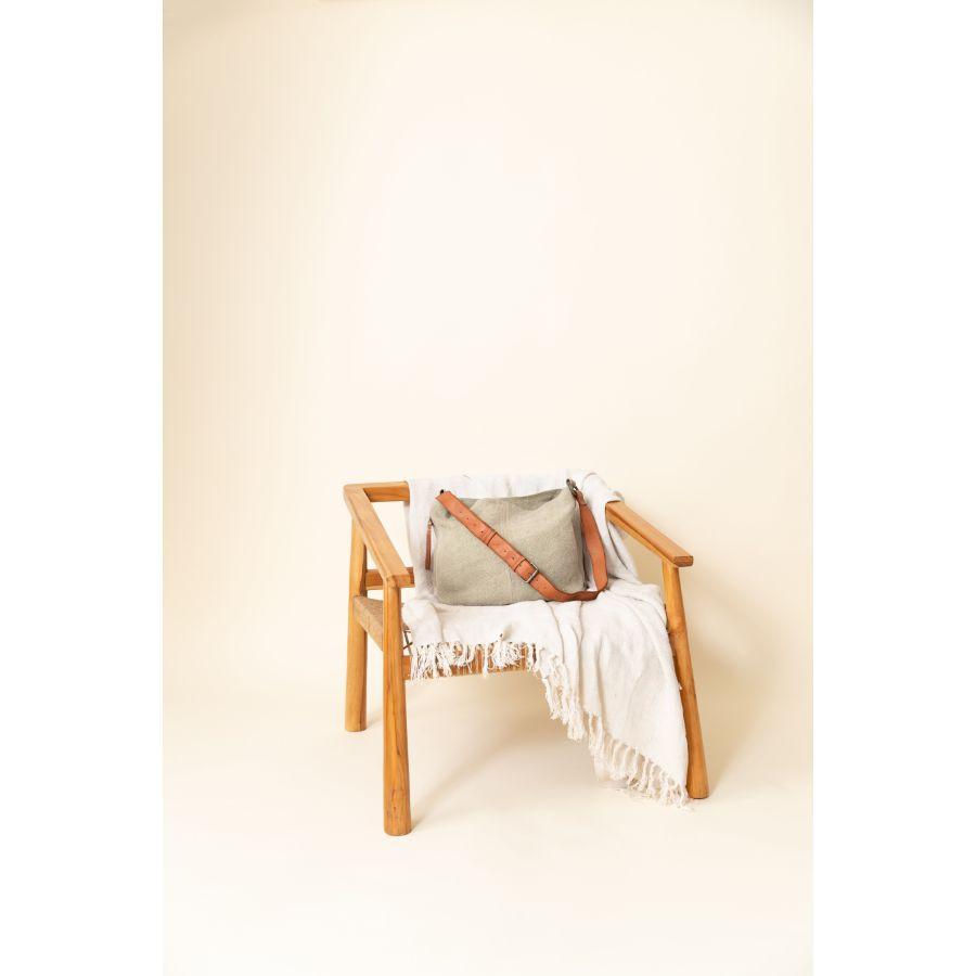 JUJU & CO Baby Jute Bag - Ash Grey bag - Zabecca Living