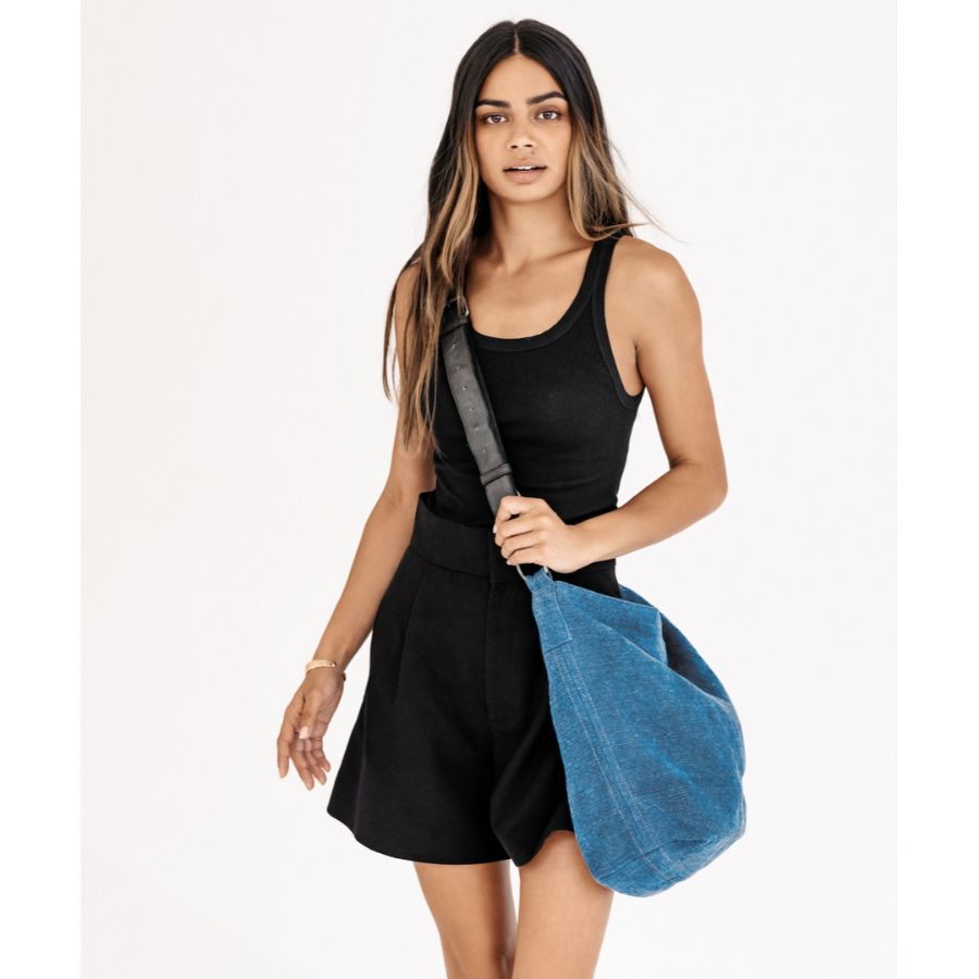 JUJU & CO. Baby Jute Bag - Indigo bag - Zabecca Living