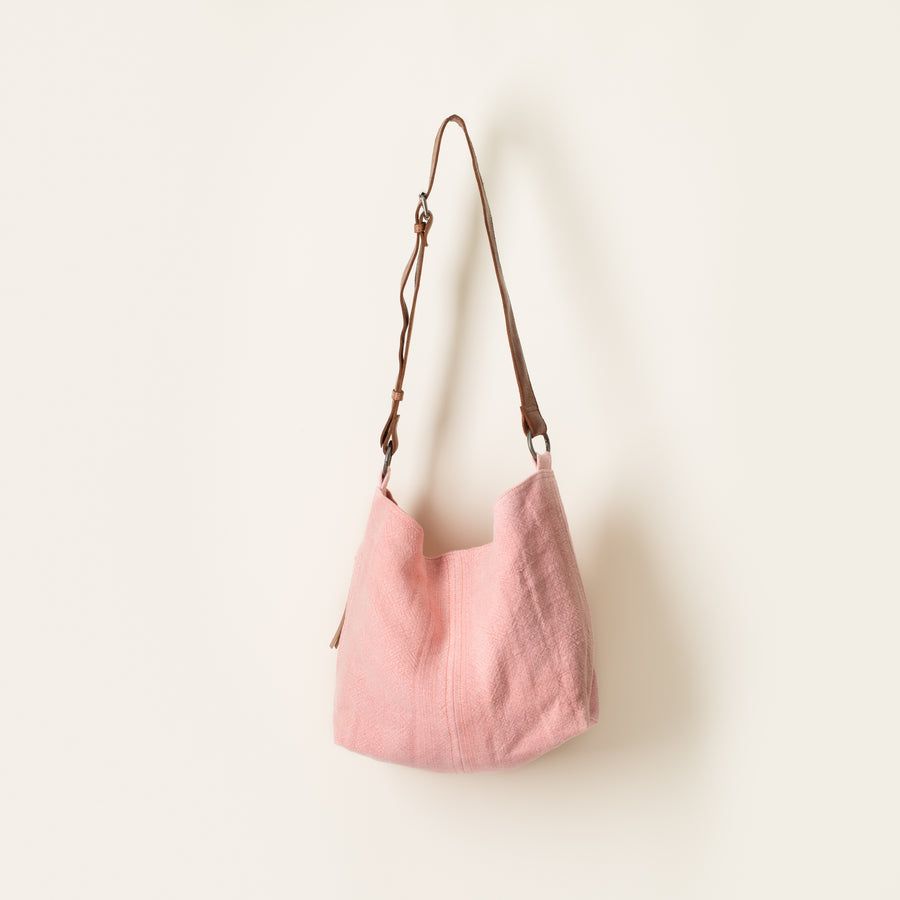 Pink discount jute bag