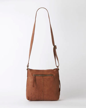 JUJU & CO Classic Slouchy - Cognac bag - Zabecca Living