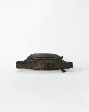 JUJU & CO Leather Bumbag - Black bag - Zabecca Living