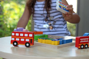 KIDDIE CONNECT Chunky Vehicle Puzzle Puzzle - Zabecca Living