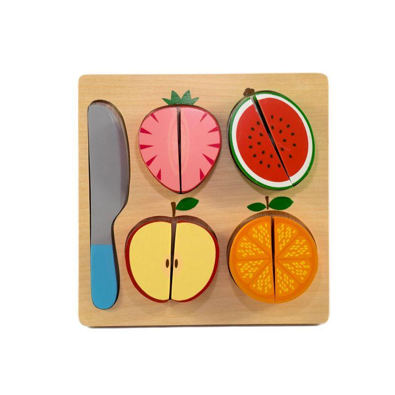 KIDDIE CONNECT Slice the Fruit Puzzle TODDLER (1-3 Yrs) - Zabecca Living