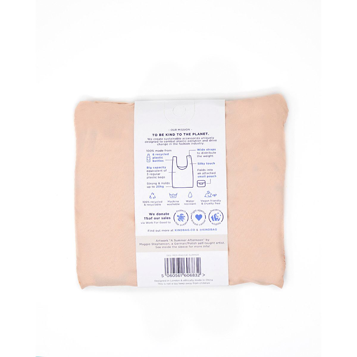 KIND BAG Reusable Bag - Medium Maggie Stephenson A Summer Afternoon SHOPPING BAG - Zabecca Living