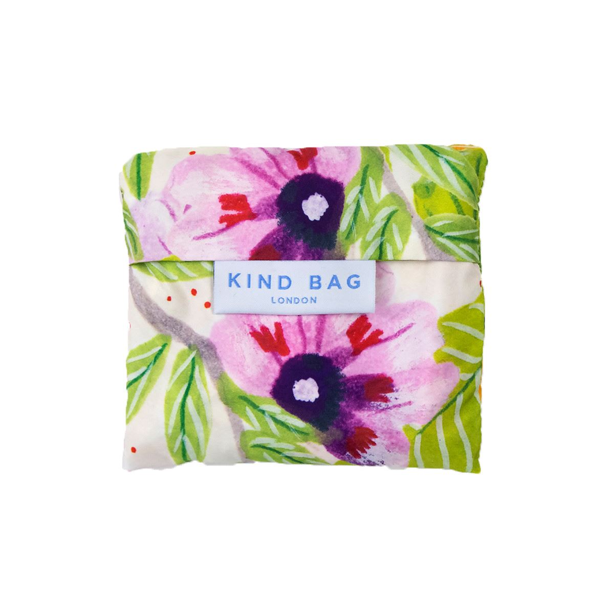 KIND BAG Reusable Bag - Medium Roeqiya Fris Red Bird SHOPPING BAG - Zabecca Living