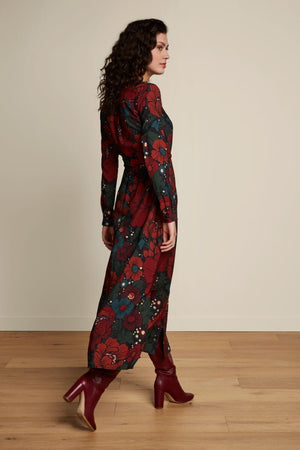 KING LOUIE Olive Maxi Dress Gossip - Brique Red Dress - Zabecca Living