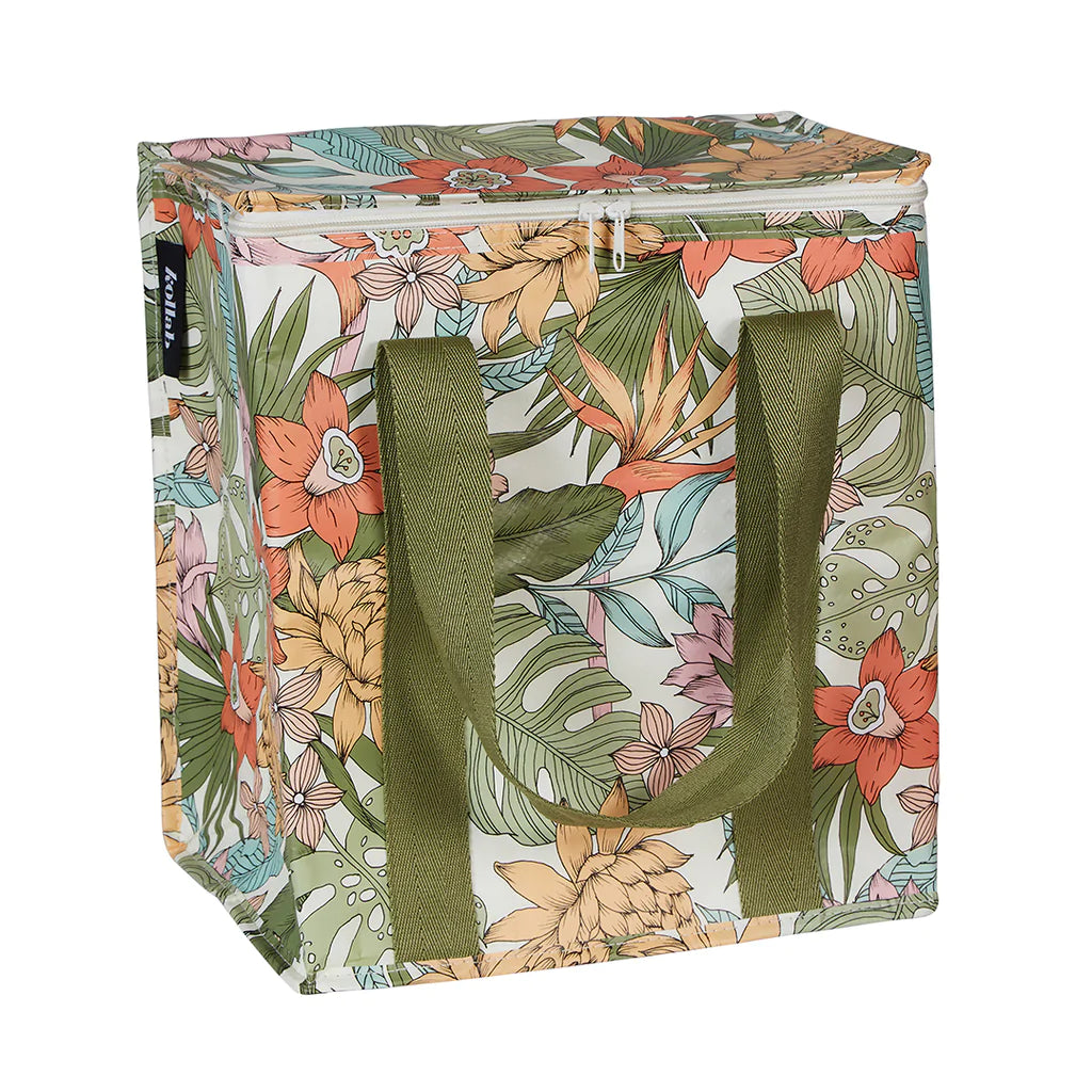 KOLLAB Cooler Bag - Bird Of Paradise PICNIC BAG - Zabecca Living