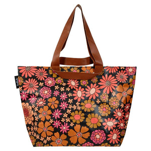 KOLLAB Shopper Tote - Flower Power SHOPPING BAG - Zabecca Living