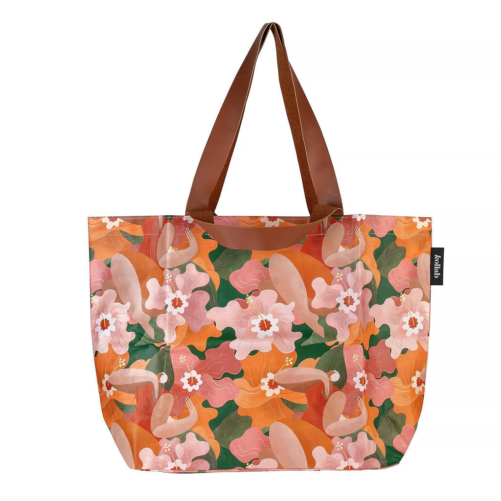 KOLLAB Shopper Tote - Poppies SHOPPING BAG - Zabecca Living