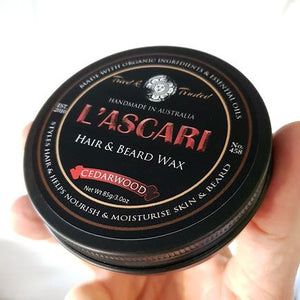 L'ASCARI Hair and Beard Wax Mens Grooming - Zabecca Living