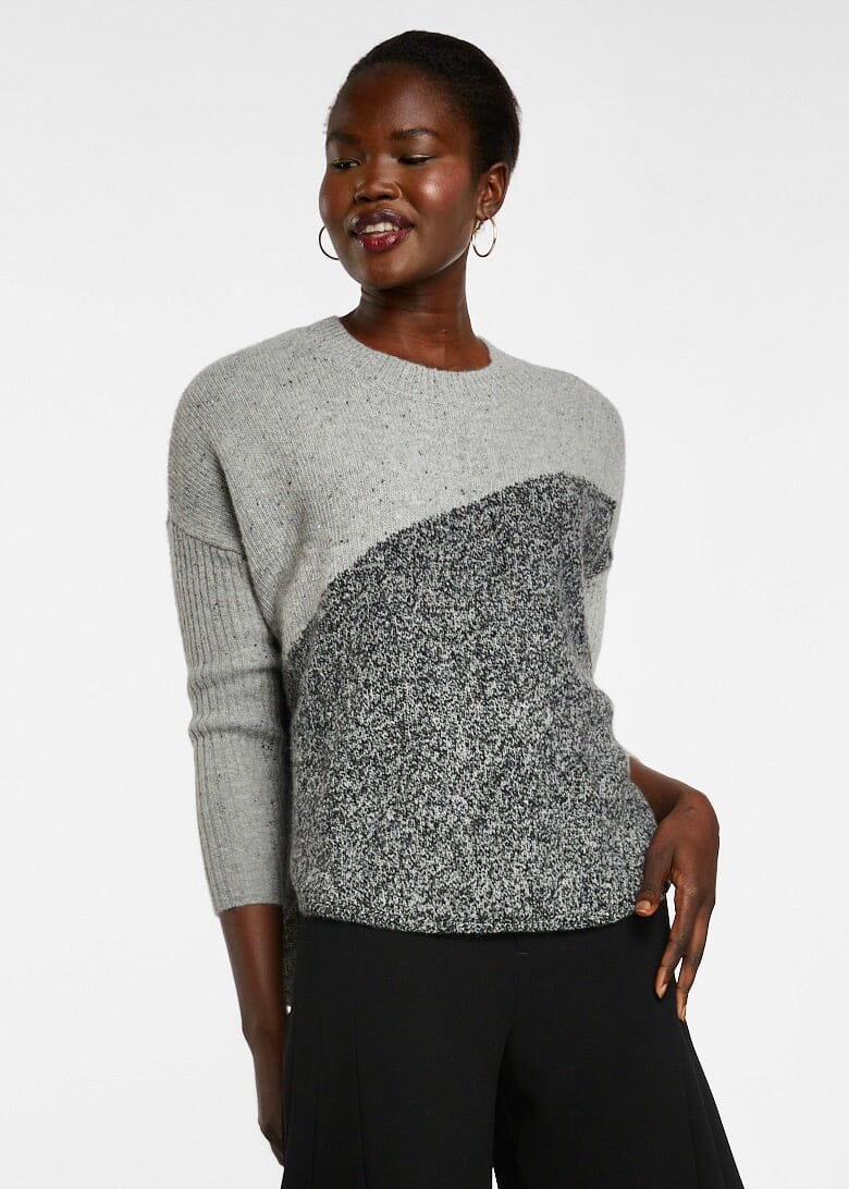 LD Co Diagonal Women's Jumper Midnight Zabecca Living
