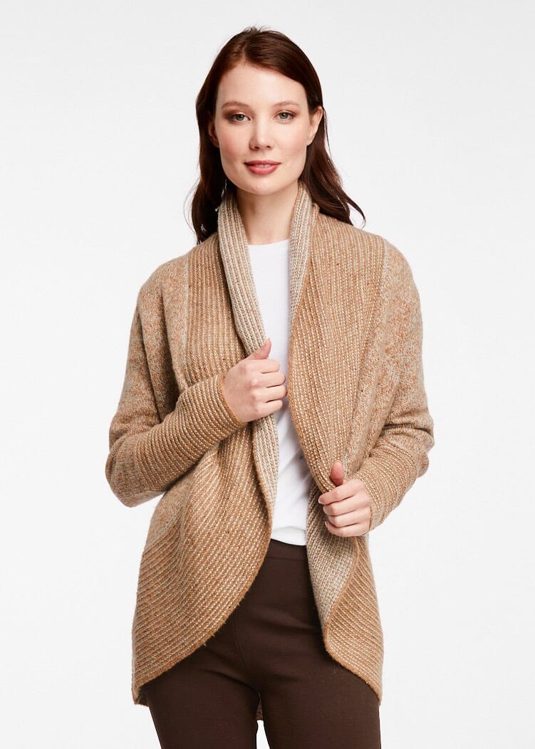 LD Co Fleck Women's Cardigan Earth Zabecca Living