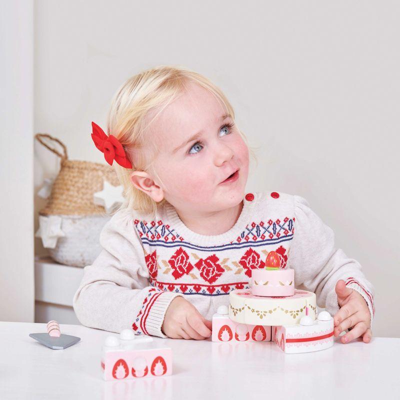 LE TOY VAN Honeybake Strawberry Wedding Cake TODDLER (1-3 Yrs) - Zabecca Living