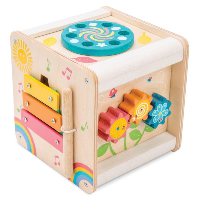 LE TOY VAN Petilou Petit Activity Cube TODDLER (1-3 Yrs) - Zabecca Living