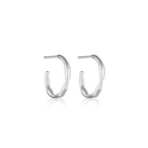 LINDA TAHIJA Ivy Hoop Earrings - Sterling Silver Earrings - Zabecca Living