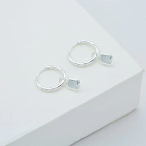 LINDA TAHIJA Tate Huggie Earrings - Sterling Silver Earrings - Zabecca Living