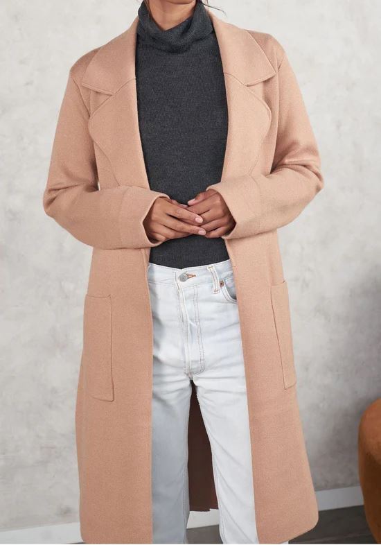 LITTLE LIES Mimi Coatigan - Camel Coatigan - Zabecca Living