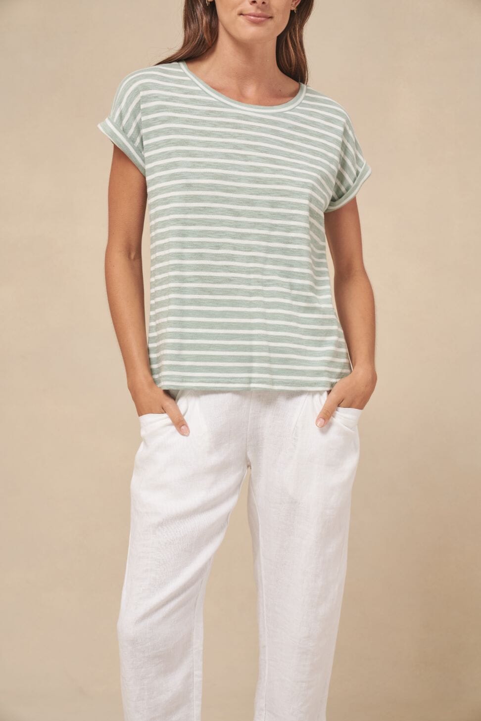 LITTLE LIES Oscar Tee - Mint Tee - Zabecca Living