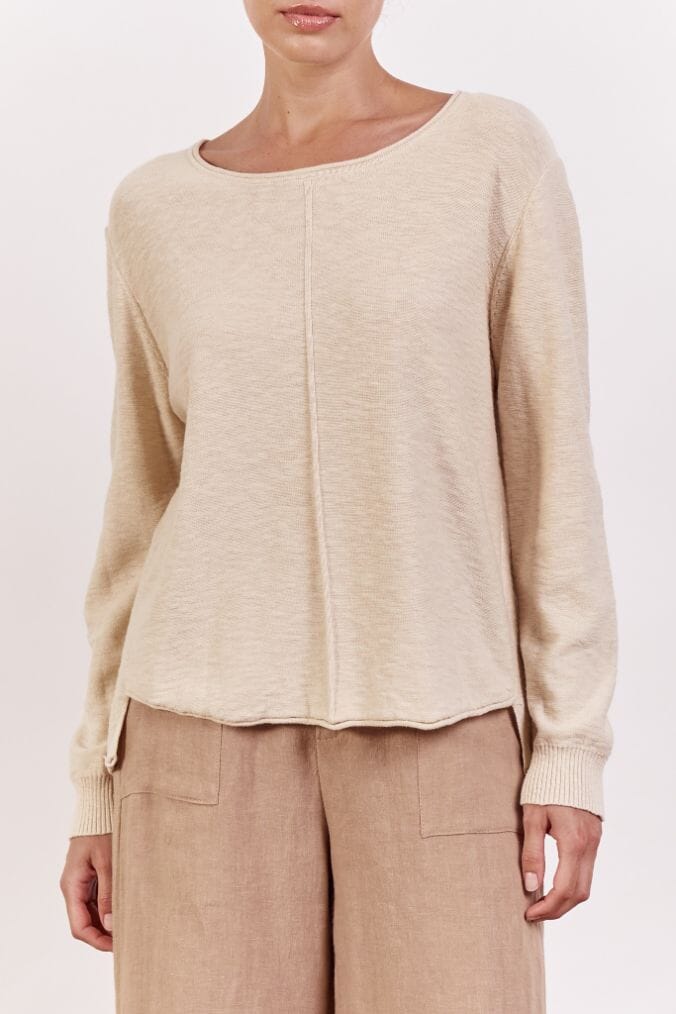LITTLE LIES Sacha Top - Natural Shirts & Blouses - Zabecca Living