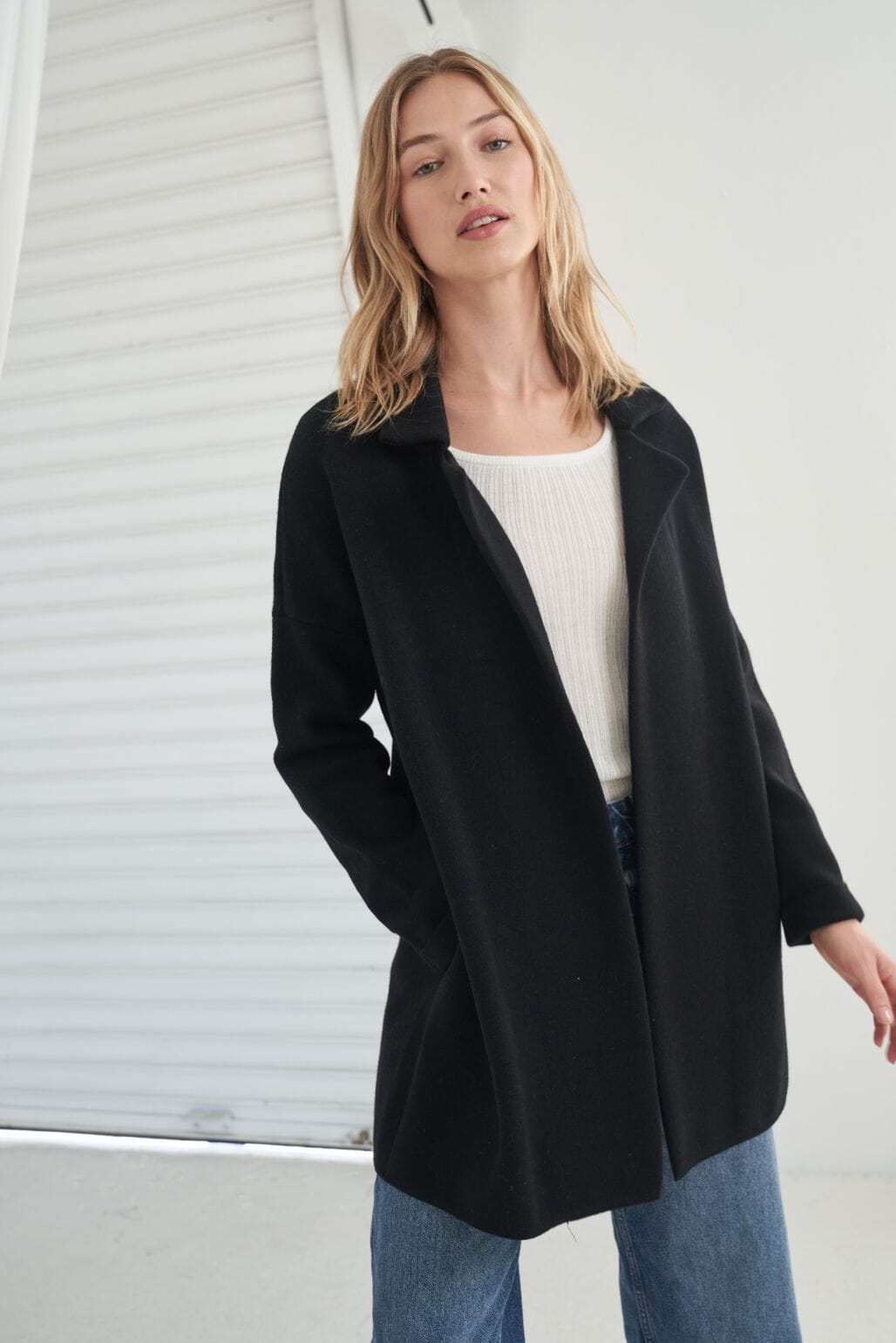LITTLE LIES Zuzu Coatigan - Black Coatigan - Zabecca Living