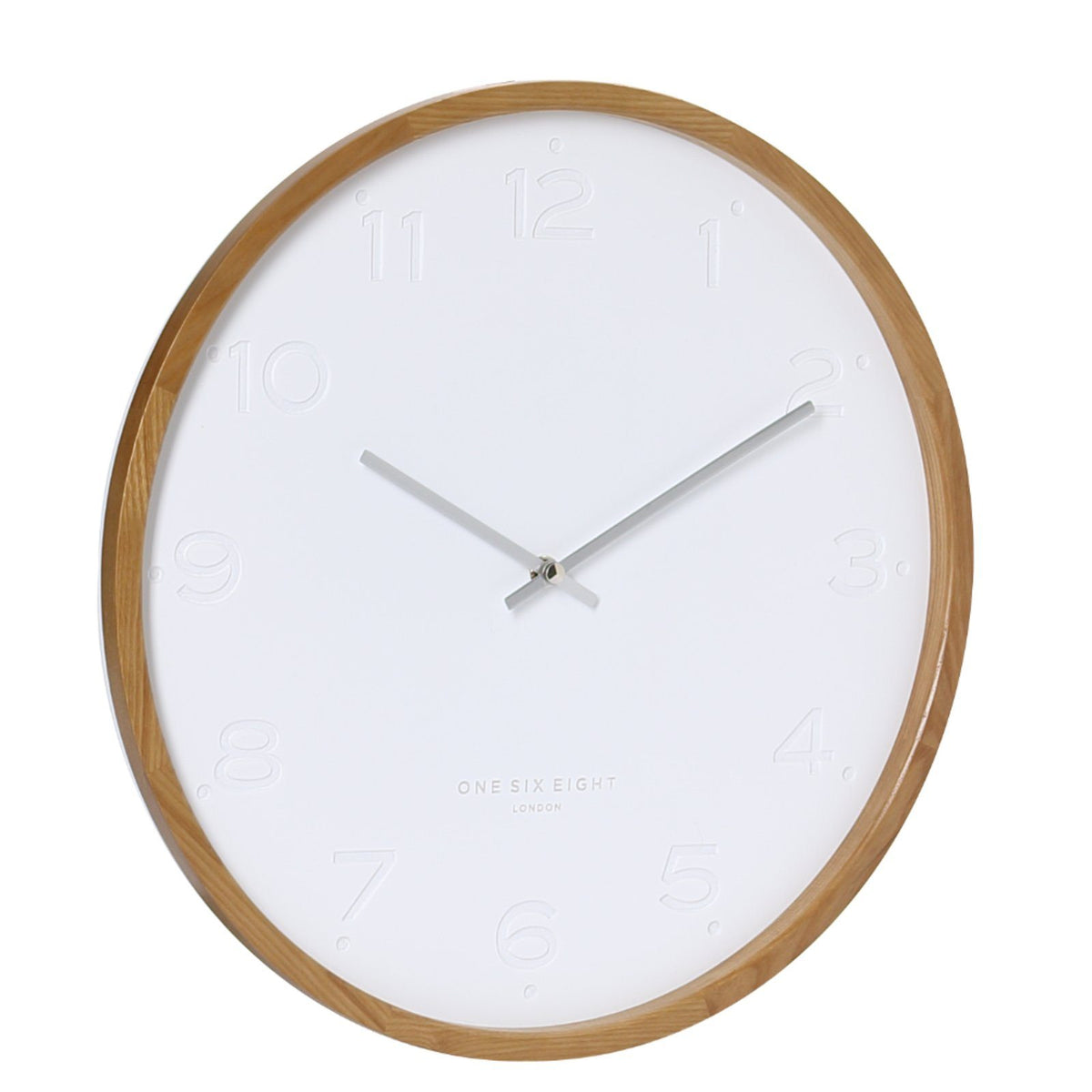 LONDON CLOCK Freya - White 35cm CLOCK - Zabecca Living