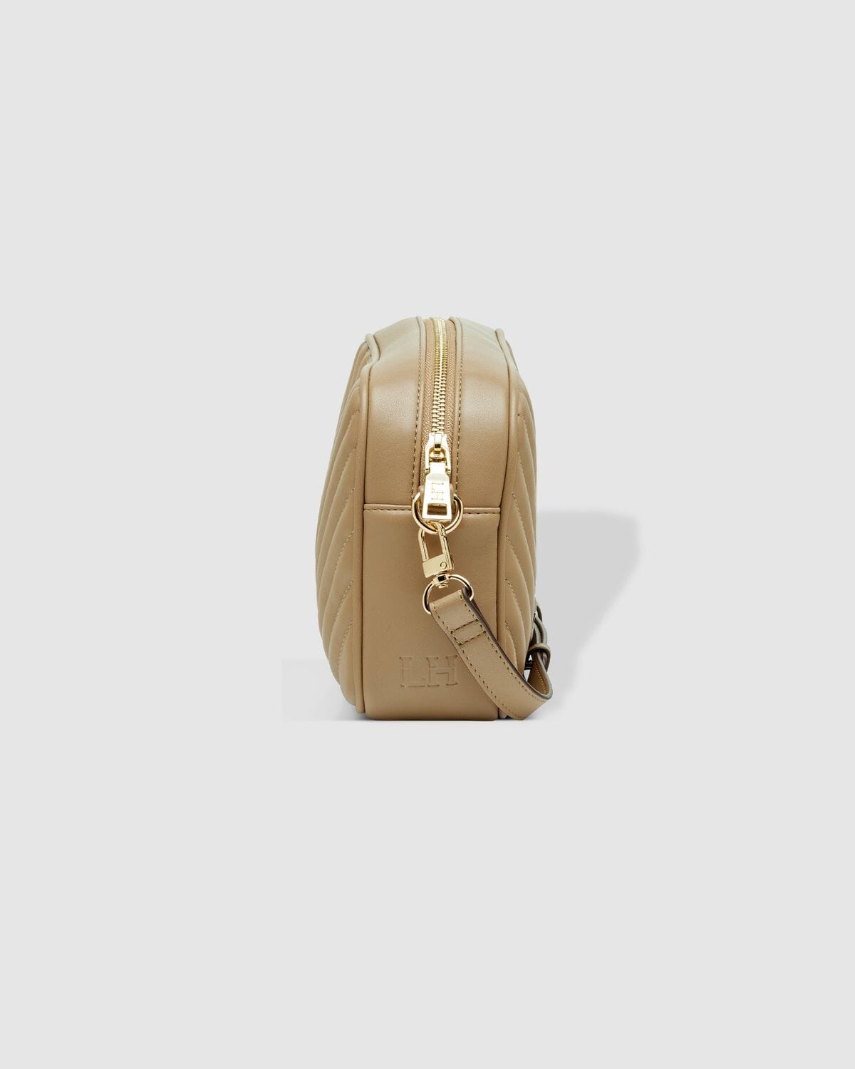 LOUENHIDE Anastasia Quilted Crossbody Bag - Coffee HANDBAG - Zabecca Living