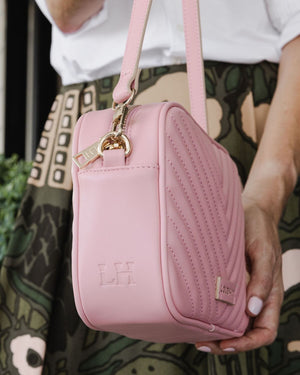 LOUENHIDE Anastasia Quilted Crossbody Bag - Pale Pink HANDBAG - Zabecca Living