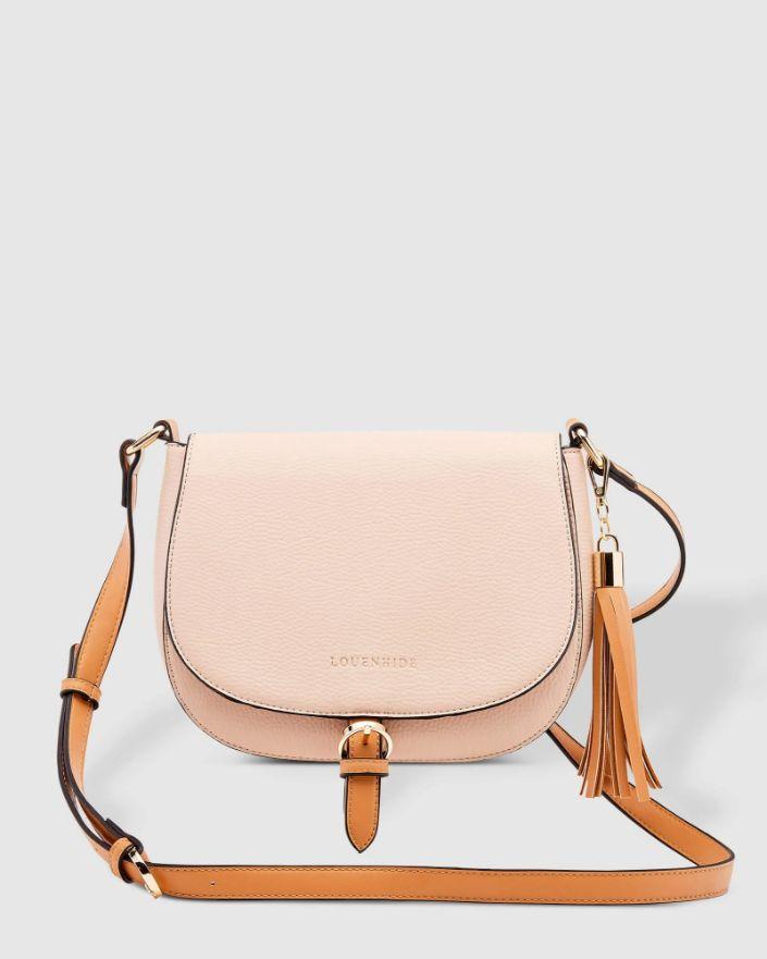 LOUENHIDE Andrea Crossbody Bag - Nude HANDBAG - Zabecca Living