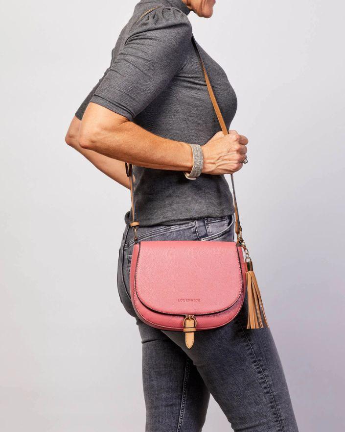 LOUENHIDE Andrea Crossbody Bag - Pomegranate HANDBAG - Zabecca Living