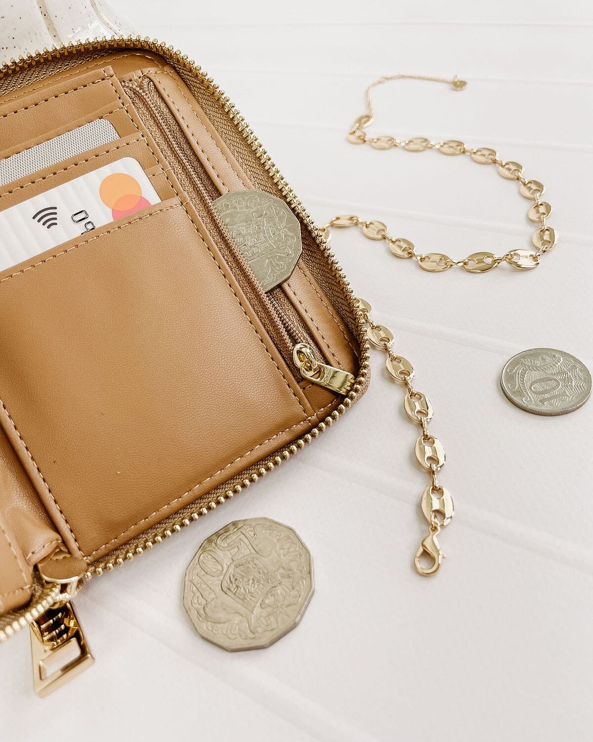 LOUENHIDE Aria Wallet - Camel WALLET - Zabecca Living