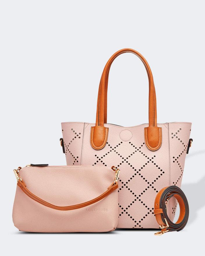 LOUENHIDE Baby Bermuda Bag Dusty Pink Zabecca Living