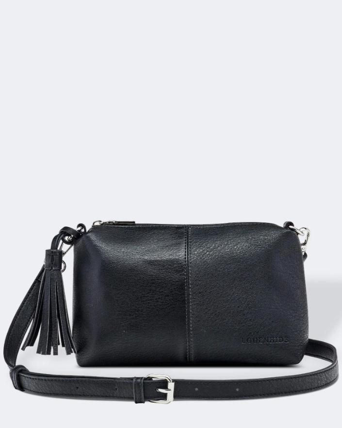 LOUENHIDE Baby Daisy Crossbody Bag - Black HANDBAG - Zabecca Living