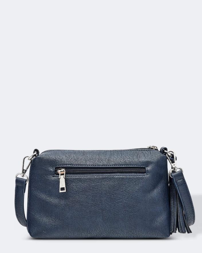 LOUENHIDE Baby Daisy Crossbody Bag - Navy HANDBAG - Zabecca Living