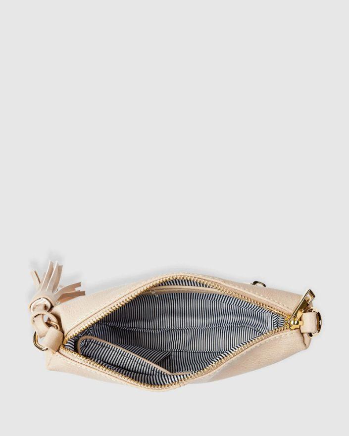 LOUENHIDE Baby Daisy Crossbody Bag - Putty HANDBAG - Zabecca Living