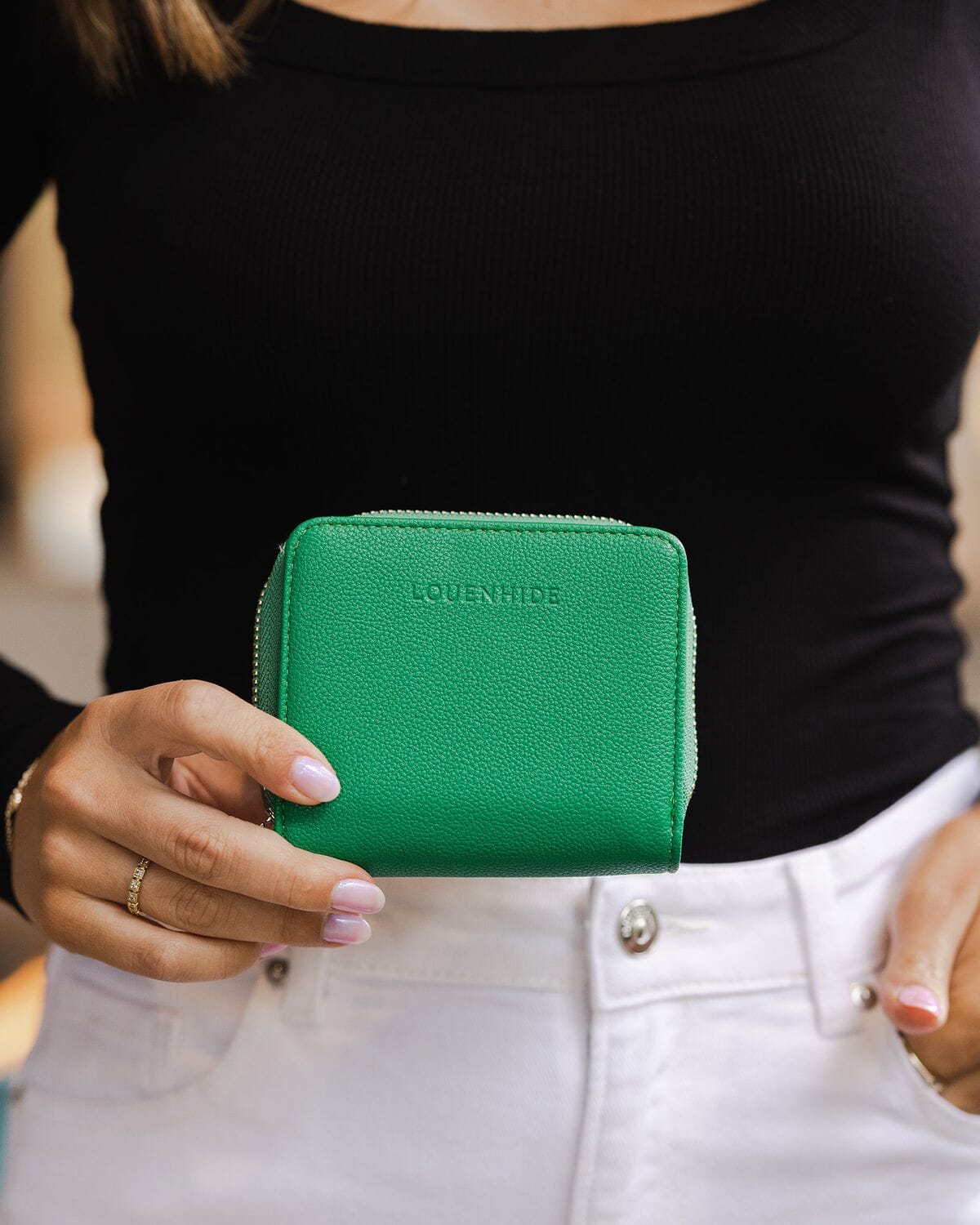 LOUENHIDE Bridget Wallet - Emerald Green WALLET - Zabecca Living