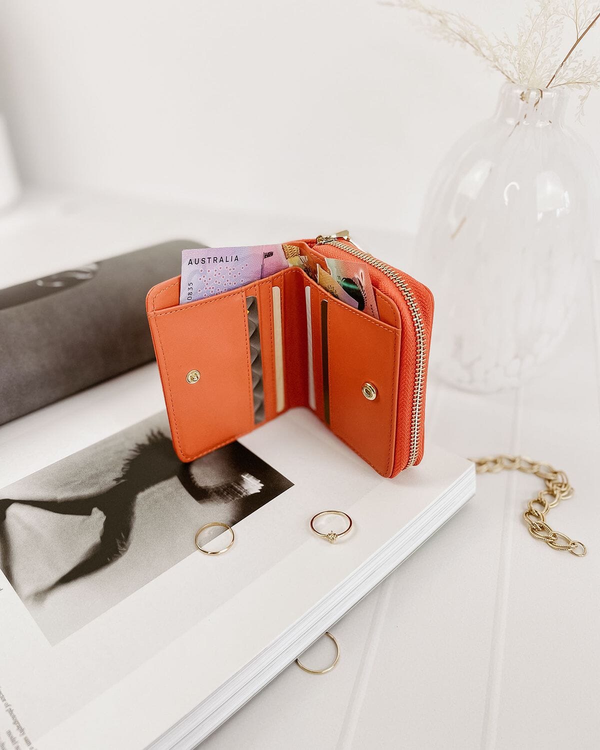LOUENHIDE Bridget Wallet - Orange WALLET - Zabecca Living